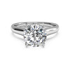 Ritani Solitaire Diamond Engagement Ring with Surprise Diamonds