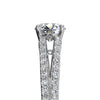 Ritani Double French-Set Diamond 'V' Engagement Ring with Surprise Diamonds