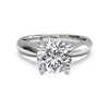 Ritani Solitaire Diamond Cathedral Tapered Engagement Ring