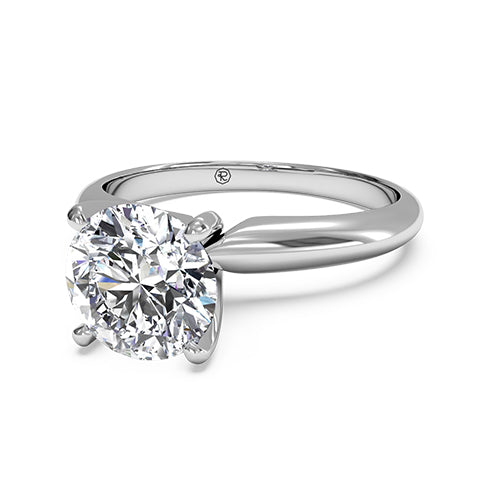 Ritani Solitaire Diamond Knife-Edge Engagement Ring