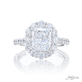 JB Star Cushion Cut Halo Ring