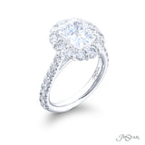 JB Star Cushion Cut Halo Ring
