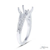 JB Star Platinum Diamond Semi-Mount Engagement Ring - 5248-001