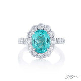 JB Star Plantinum Sapphire and Diamond Engagement Ring - 2371-004