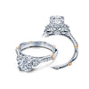 Verragio 14k White Gold Parisian Straight Engagement Ring