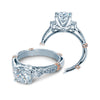 Verragio 14k White Gold Parisian 3 Stone Engagement Ring