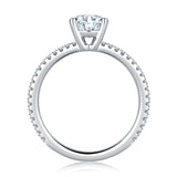 A. Jaffe Classic Micro Pave Engagement Ring