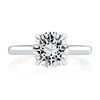 A. Jaffe Four Prong Diamond Engagement Ring