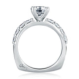 A. Jaffe Timeless Classic Shared Prong Engagement Ring