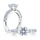 A. Jaffe Timeless Classic Shared Prong Engagement Ring