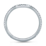 A. Jaffe Delicate French Pave Contour Band