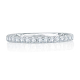 A. Jaffe Intricate Delicate Quilted Anniversary Band