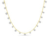 Brevani 14K Yellow Gold Dashing Diamonds Half Cleopatra 1.99 Ct Necklace