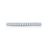 A. Jaffe French Pave Half Circle Stackable Band