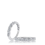 A. Jaffe Triple and Single Set Diamond Stackable Band