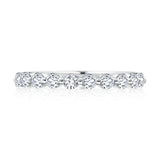 A. Jaffe Single Shared Prong Diamond Band