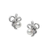 Mikimoto Jeux de Rubans Akoya Cultured Pearl and Diamond Earrings