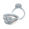 Verragio 14k White Gold 0.25ct Diamond Semi Mount Engagement Ring