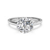 Ritani Solitaire Semi-Bezel-Set Diamond Engagement Ring