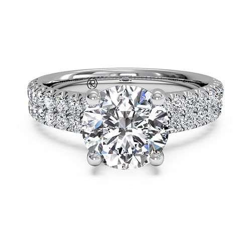 Ritani Double French-Set Band Engagement Ring