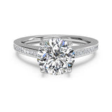 Ritani Diamond Micropave Band Engagement Ring