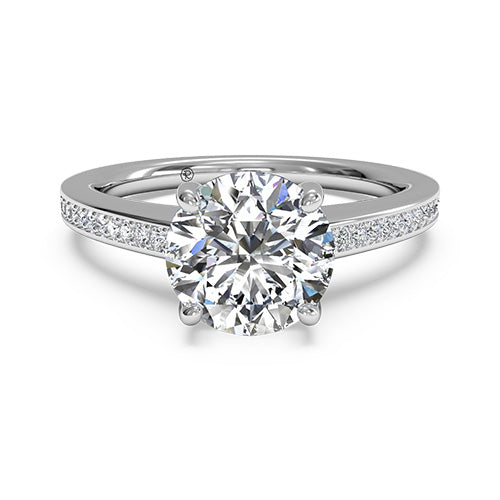 Ritani Diamond Micropave Band Engagement Ring