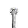 Ritani Solitaire Diamond Engagement Ring with Surprise Diamonds