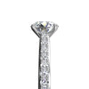 Ritani French-Set Diamond Band Engagement Ring with Surprise Diamonds