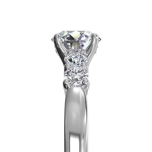 Ritani Trellis Five-Stone Diamond Engagement Ring