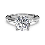 Ritani Solitaire Diamond Braided Engagement Ring