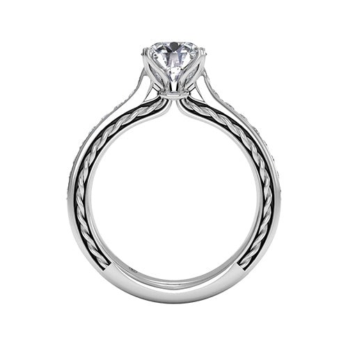 Ritani Diamond Straight Engagement Ring