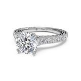 Ritani Diamond Straight Engagement Ring