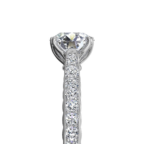 Ritani Diamond Straight Engagement Ring