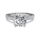 Ritani Diamond Straight Engagement Ring