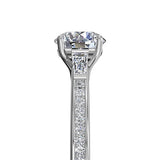 Ritani Tapered Baguette Diamond Band Engagement Ring