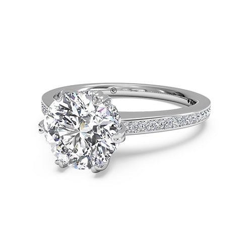 Ritani Diamond Straight Engagement Ring