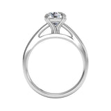 Ritani Solitaire Diamond Cathedral Tulip Engagement Ring