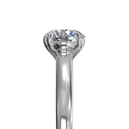 Ritani Solitaire Diamond Cathedral Tulip Engagement Ring