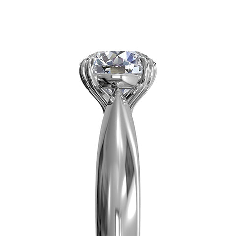 Ritani Solitaire Diamond Tulip Cathedral Engagement Ring – Mias