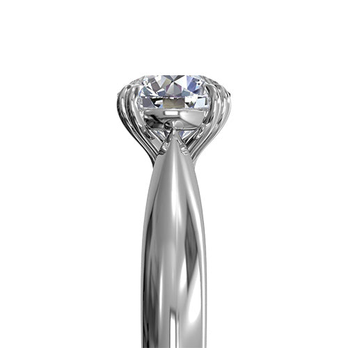 Ritani Solitaire Diamond Tulip Cathedral Engagement Ring