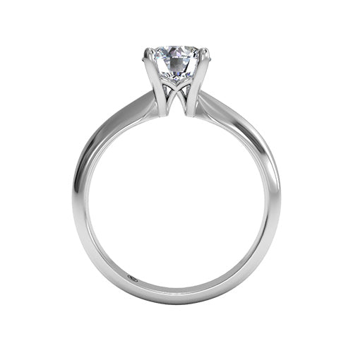 Ritani Solitaire Diamond Knife-Edge Engagement Ring