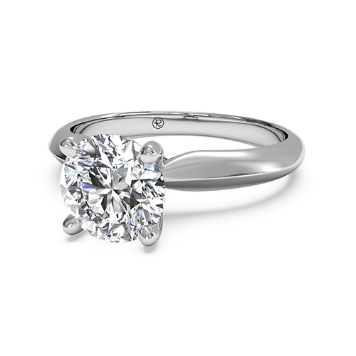 Ritani Solitaire Diamond Knife-Edge Engagement Ring