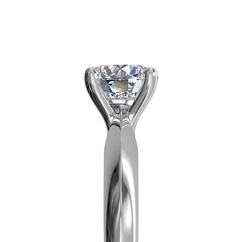 Ritani Solitaire Diamond Knife-Edge Engagement Ring