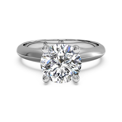 Ritani Solitaire Diamond Knife-Edge Engagement Ring