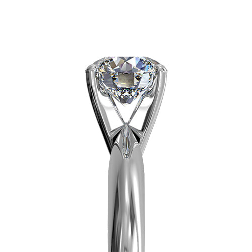 Ritani Solitaire Diamond Knife-Edge Engagement Ring