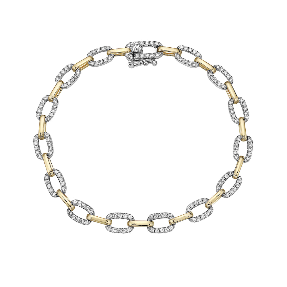 Bassali Two-Tone Diamond Bracelet
