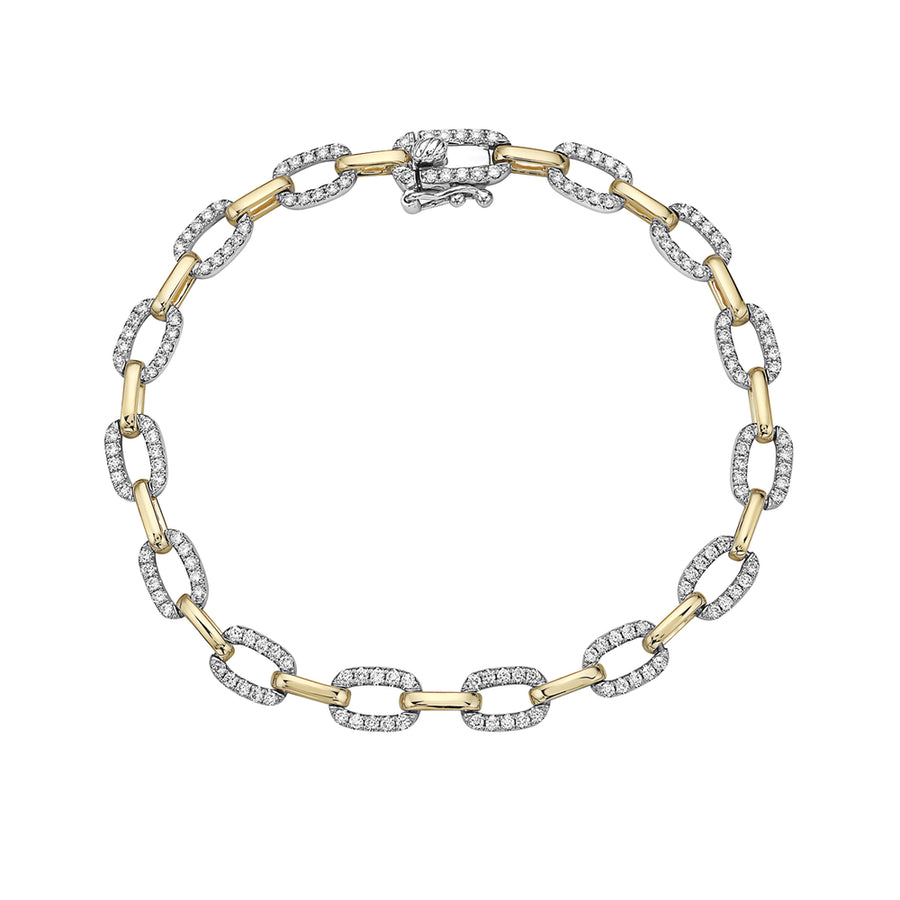 Bassali Two-Tone Diamond Bracelet