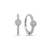 Bassali White 14k Gold Earrings
