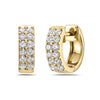 Bassali White 14k Gold Earrings