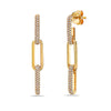 Bassali White 14k Gold Earrings